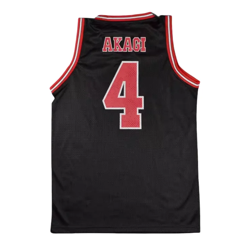 เสื้อคอสเพลย์อนิเมะ Shohoku #4เสื้อ JERSEY Basket akagi Takenori เสื้อบุรุษ