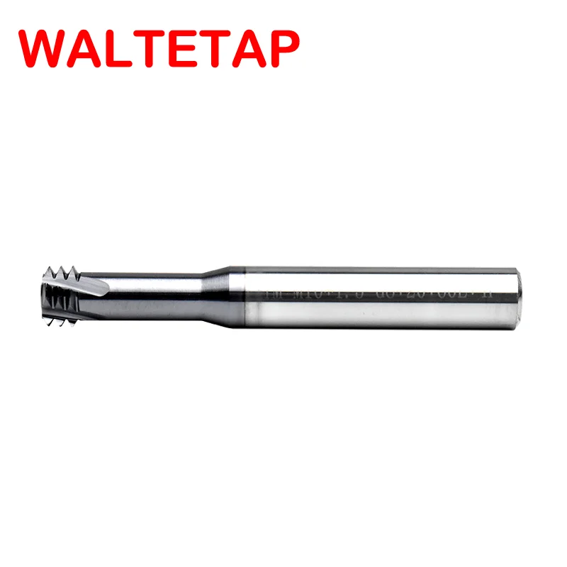 WALTETAP CNC Machine Solid Carbide Three Row Thread Milling M1 M1.6 M2 M3 M4 M5 M6 M8 M10 M12 M14 M18 Mill Mills Cutter