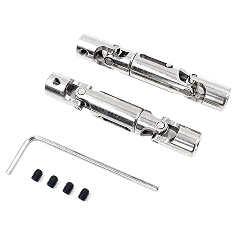 2Pcs FY001,FY002,FY003 Metal Drive Shaft Driveshaft CVD For FY001,002,FY003 RC Truck Car Upgrade Parts Accessories