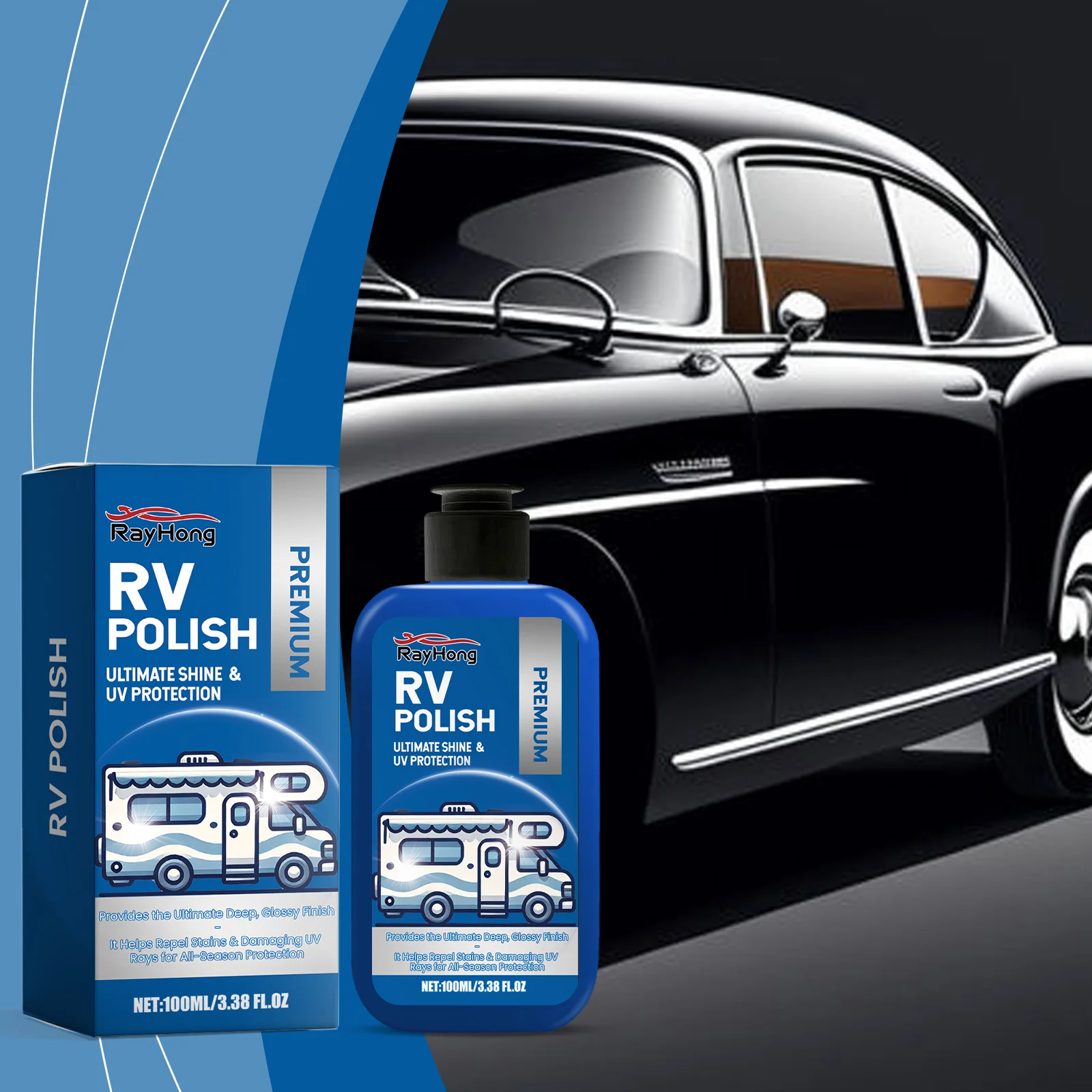 تركيبة تلميع السيارات المتقدمة - طلاء مانع للتسرب مقاوم للماء مع طلاء شمع واقٍ لإجمالي العناية بالسيارات والصيانة #2