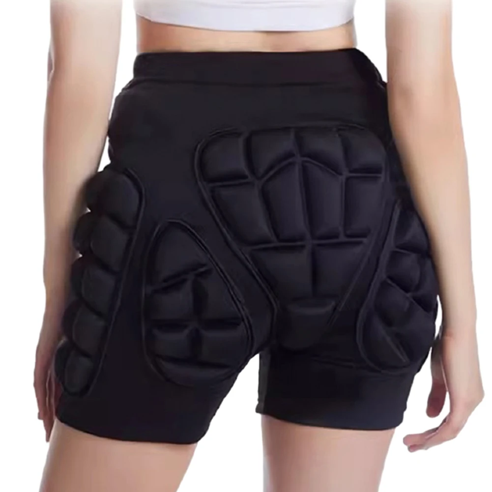 3D Protective Padded Shorts Breathable Winter Skating Protective Hip Pad EVA Short Pants Protection for Hip Butt and Tailbone