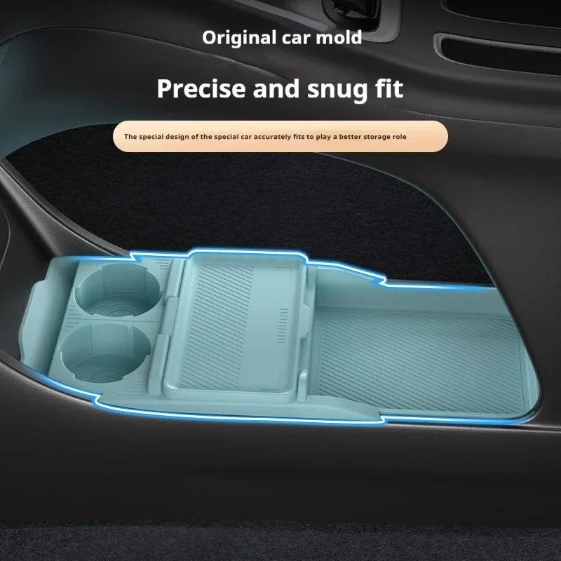 Applicable FOR Geely Star Wish 2025 Model Central Control Lower Storage Box Silicone Storage Box Modification Car Accessories