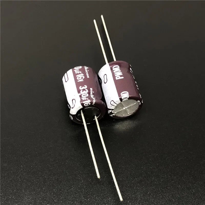 10Pcs 330uF 16V NICHICON PM Series 10x12.5mm 16V330uF Low Impedance Aluminum Electrolytic capacitor