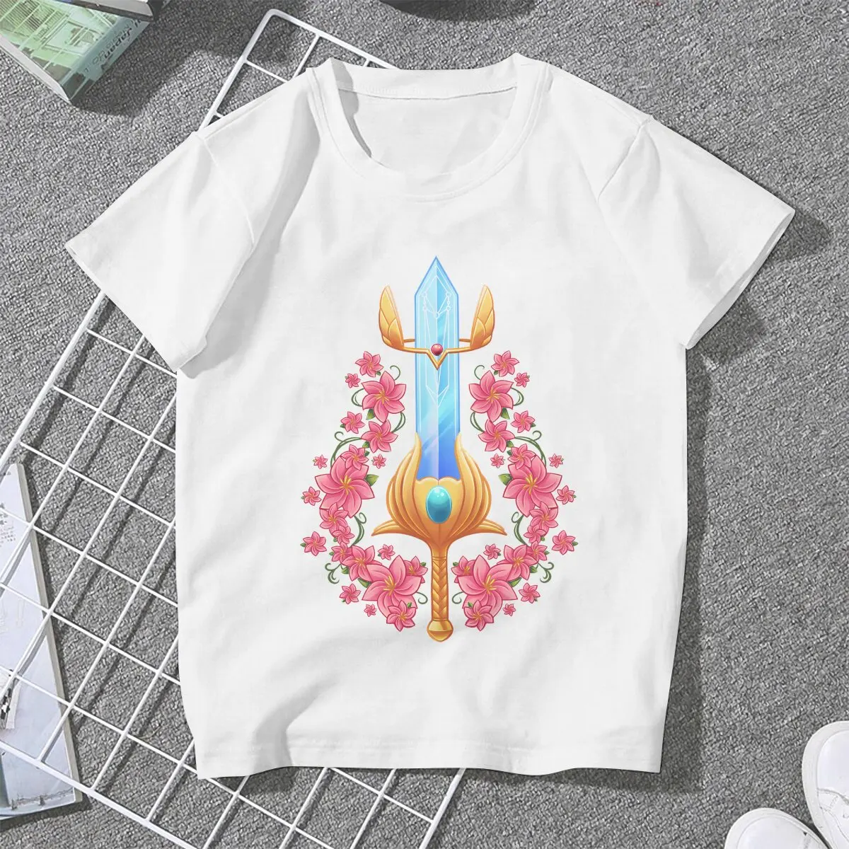 Classic Women TShirt She-Ra Princess of Power Girls Y2k Basic Tees O-neck Polyester Female T Shirt Funny Gift