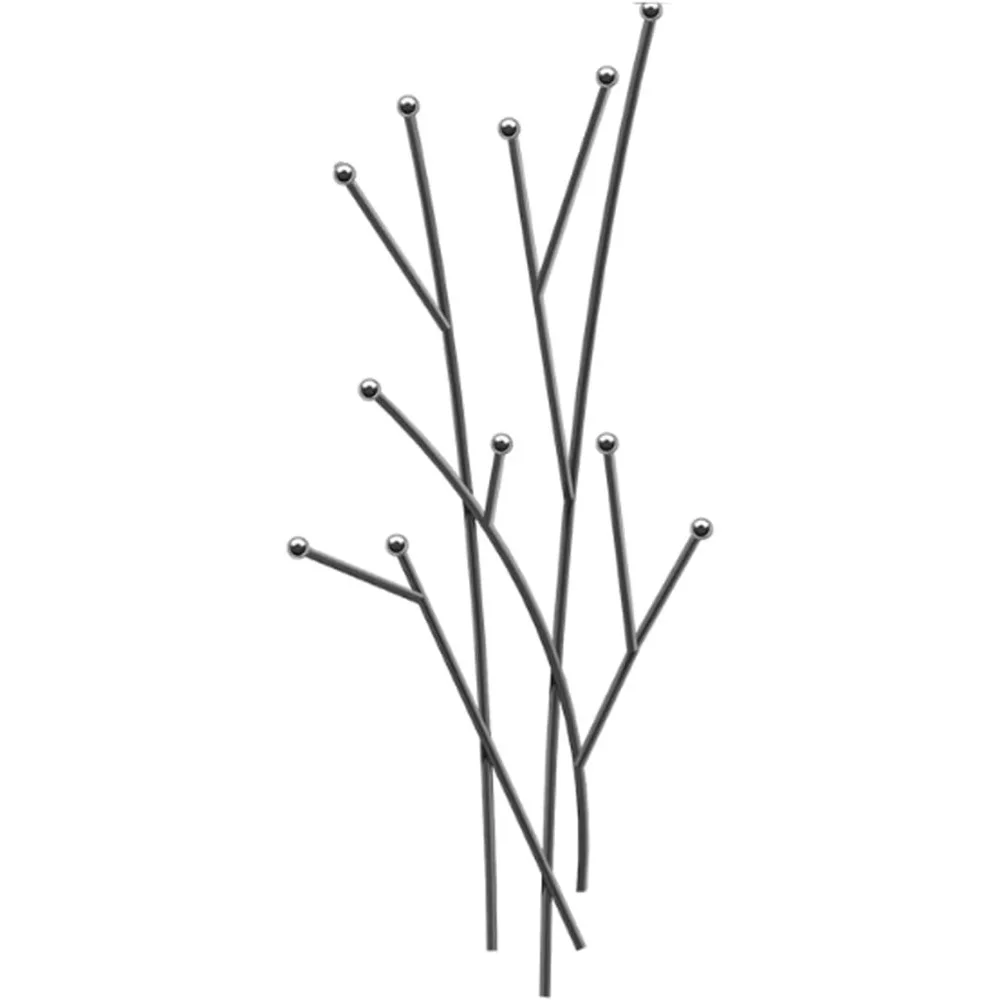 

Coat Hooks Coats Hanger Wall Mount Metal Vertical Tree Branch Hat Rack Modern Wall Coats Tree Floating Coat Hook for Entryway
