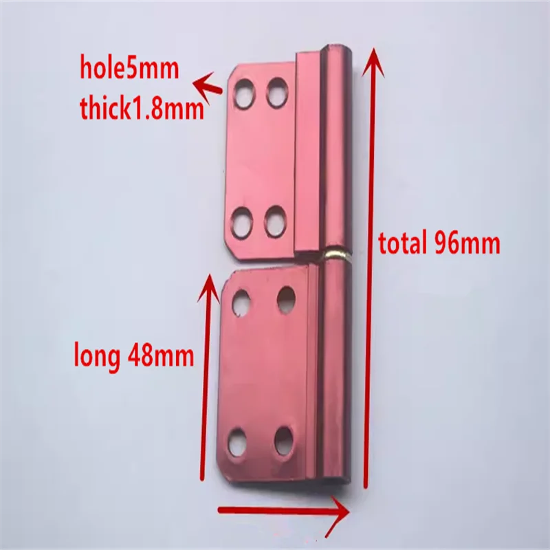 

Bathroom door hinge bathroom toilet stainless steel flat open large aluminum alloy repair fixed plate