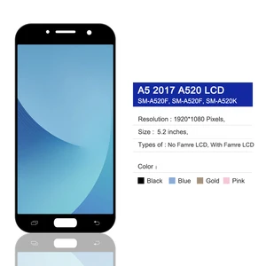 A520 SAMSUNG GALAXY A5 2017 A520 A520F A520F/DS LCDディスプレイタッチスクリーンデジタイザーの交換用A520ディスプレイ画面 6ベストセールスSamsung A5 2017 LCD -№1