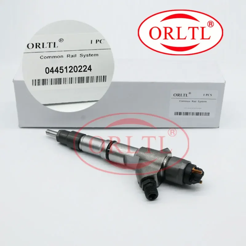 

0445120224 Diesel Fuel Injector 0 445 120 224 612600080618 Common Rail Injection Fit For Weichai WD10 De'Longhi Truck