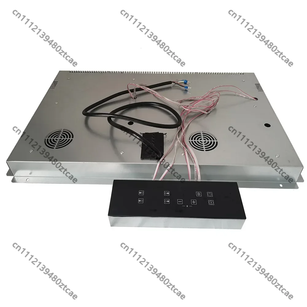 Invisible Hidden Induction Cooktop 4 Burner Built Under Granite Marble Countertop Embedded Stove Independent Separate ControlHob