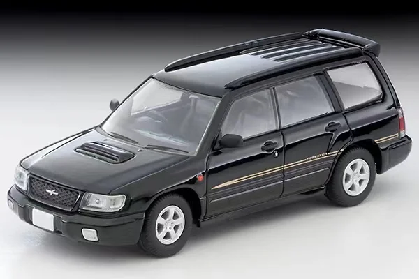 2411 TOMYTEC 1/64 TLV LV-N327a Subaru Forester Black alloy trolley model collection decoration