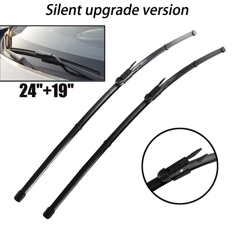 

Front Wiper Blades For Audi A3 RS3 S3 8P1 8P7 8PA Windshield Windscreen Clean Window Car Rain Brushes 24"+19" Silent upgrade