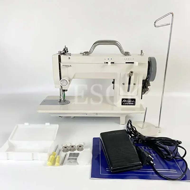 Electric Thick Material Sewing Machine Heavy-Duty Sewing Machine And Walking Foot Zigzag Stitch 9'' Arm Leather