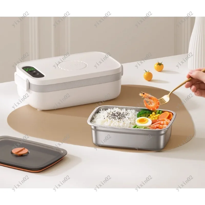 Wireless Heating Water-free Lunch Box - Large Capacity Portable for Student & Office Worker
