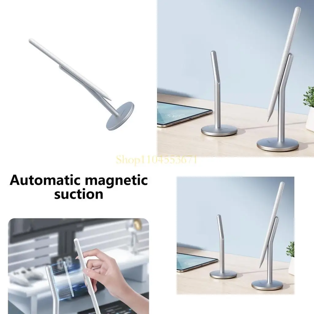 

Best Seller Reliable Aluminum Stand For Magnetic Styluses Pen Enhances Productivity For Tablets Users Creative Professional