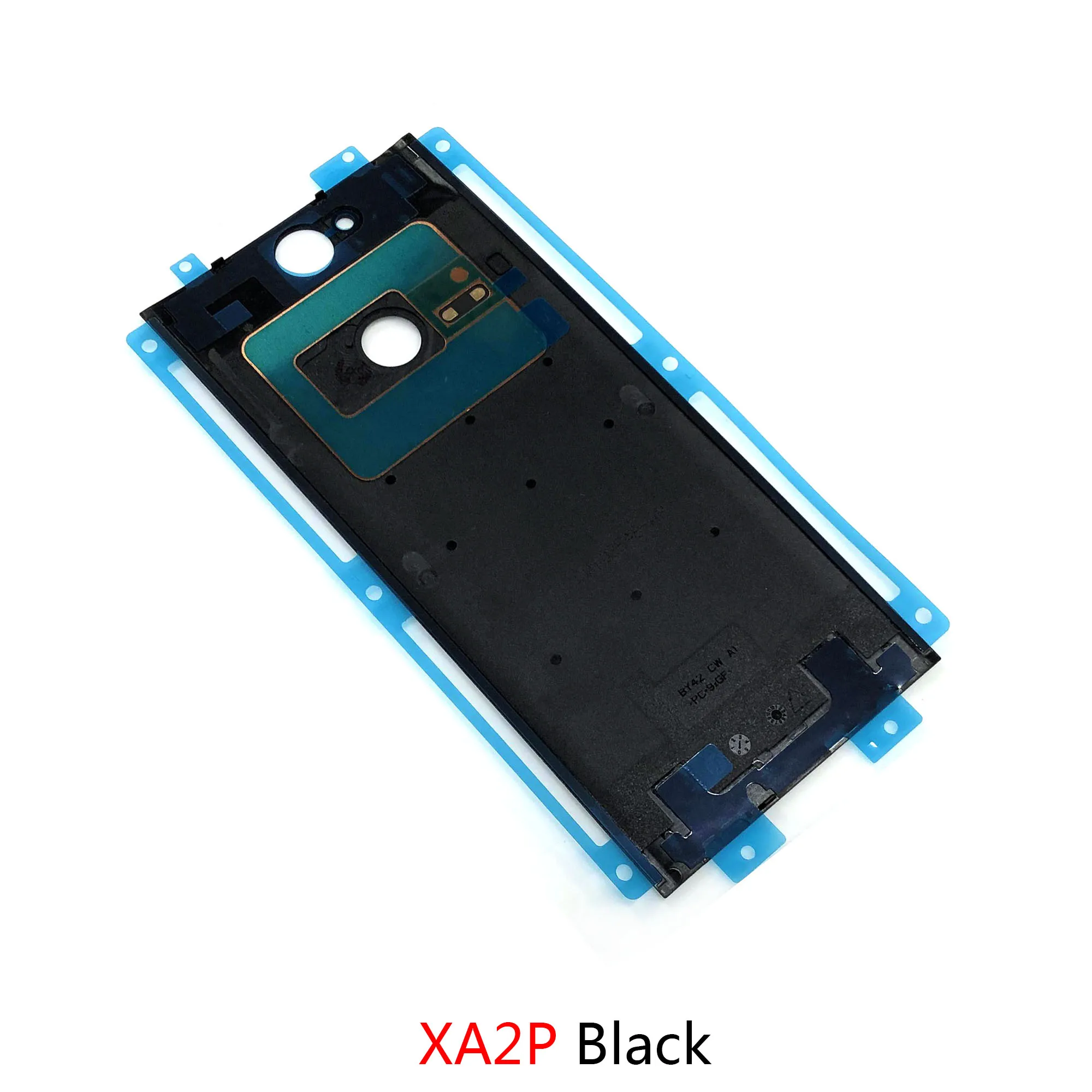 For Sony Xperia XA2 Plus XA2P Rear Cover Housing Middle Frame Parts Battery Back Door Case Cover Repair Parts