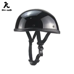 Motocross Dot nostalgico Vintage moto aperta mezza faccia Scooter protezione di sicurezza Gear moto equitazione ciclomotore Casco Casco