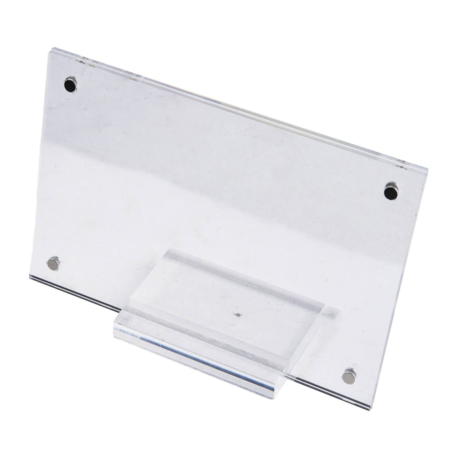 High Quality Photo Frame With Base Desk Card Sign Clear Label Plates Poster Price Tags Replacement Spare Parts