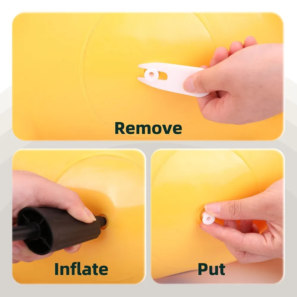 Inflatable Giraffe Bouncy Horse Thickened Rubber Animals Jumping Toys Sturdy Anti-fall Ride-on Toy Horse