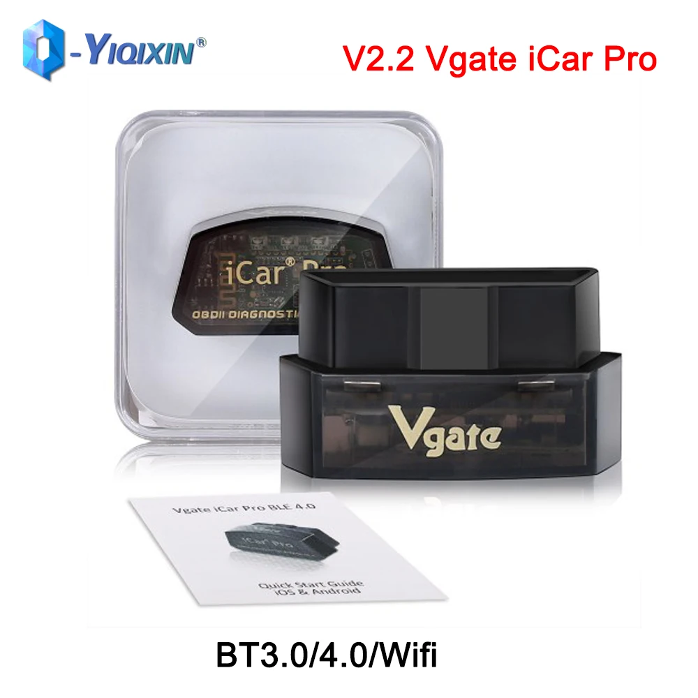 Vgate iCar Pro 3.0/4.0 ELM327 OBD Wireless Auto Diagnostic Tool Bluetooth WIFI V2.2 OBD2 Engine Scanner Reader For Android IOS