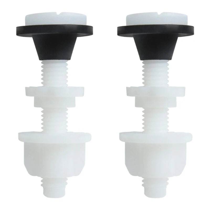 U55D – vis fixation réservoir toilette, 2 pièces, écrous verrouillage remplacement, fixation réservoir
