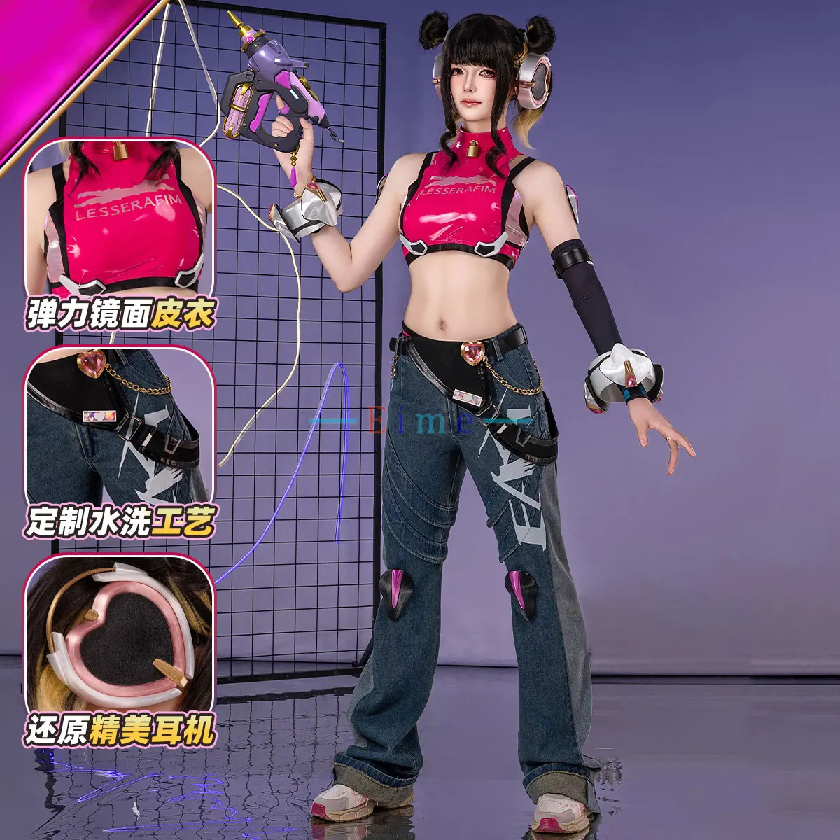 

OW Juno Cosplay Costume Women Cute Party Suit Top Pants Halloween Carnival Uniforms Anime Clothing Custom Made