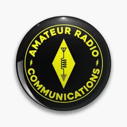 Amateur Radio Communications  Soft Button Pin Cute Fashion Funny Badge Women Cartoon Lover Decor Creative Jewelry Clothes Metal