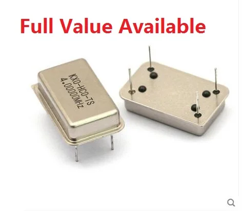 5PCS Rectangle Active Crystal Oscillator DIP-4PIN 4MHZ/8MHZ/10MHZ/11.0592MHZ/12MHZ/16MHZ/20MHZ/22.184MHZ/24MHZ/40MHZ/50Mhz/M