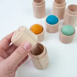 Stitching Pins Sewing Needle Cylinder Box Woode Pin Cushion Needles Storage Holder Embroidery Craft Sewing Needle Case