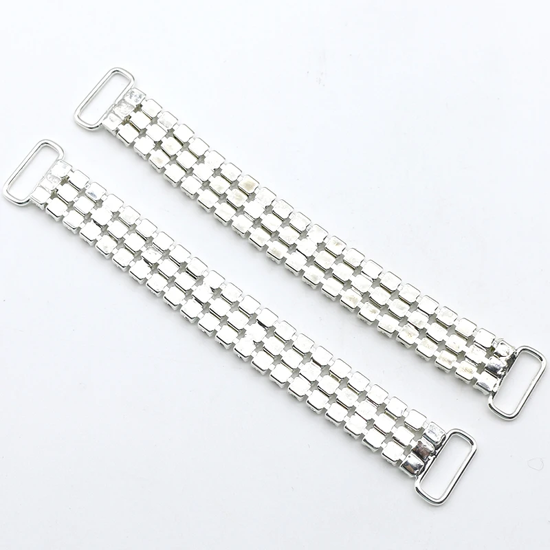 10Pcs/Lot 105MM Silver Water Diamond Chain Accessories DIY Bikini Connector Swimsuit Accessories