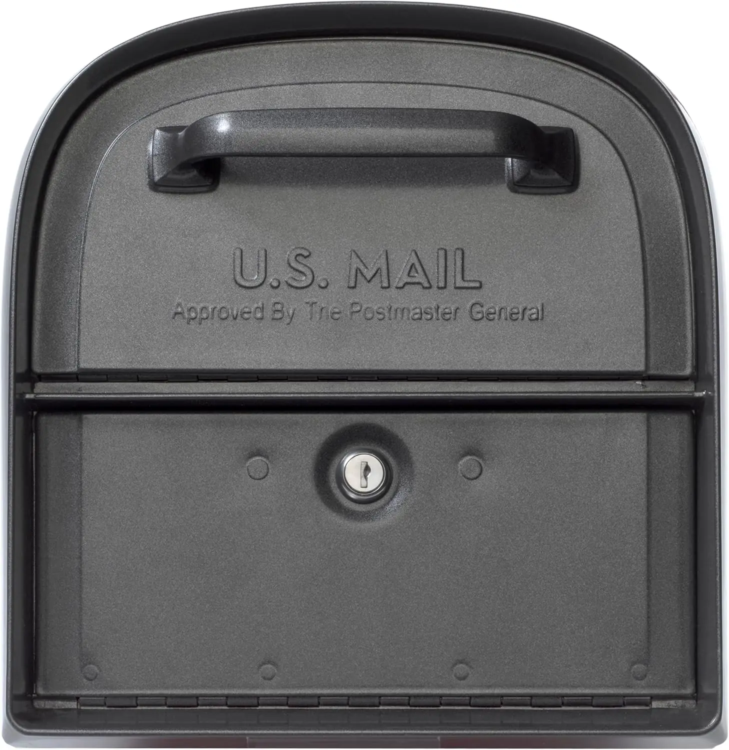 6300P-10 Locking Parcel Mailbox, X-Large, Pewter