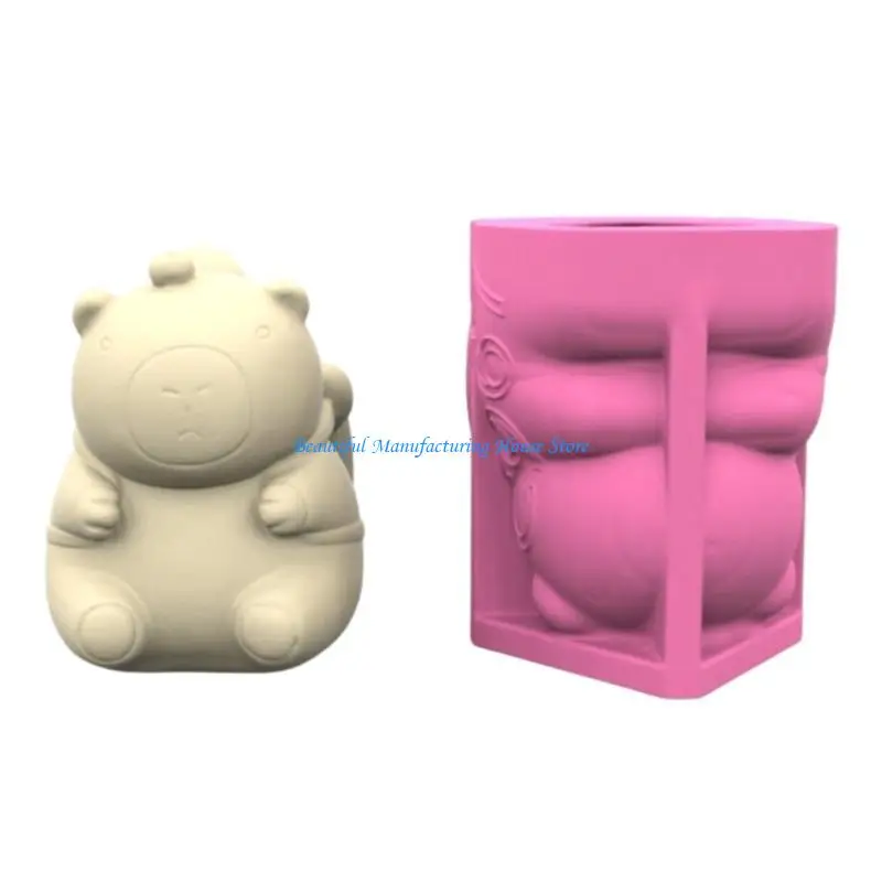 

E56A Decorative Plant Pots Molds for Succulent Containers and Stationery Holders