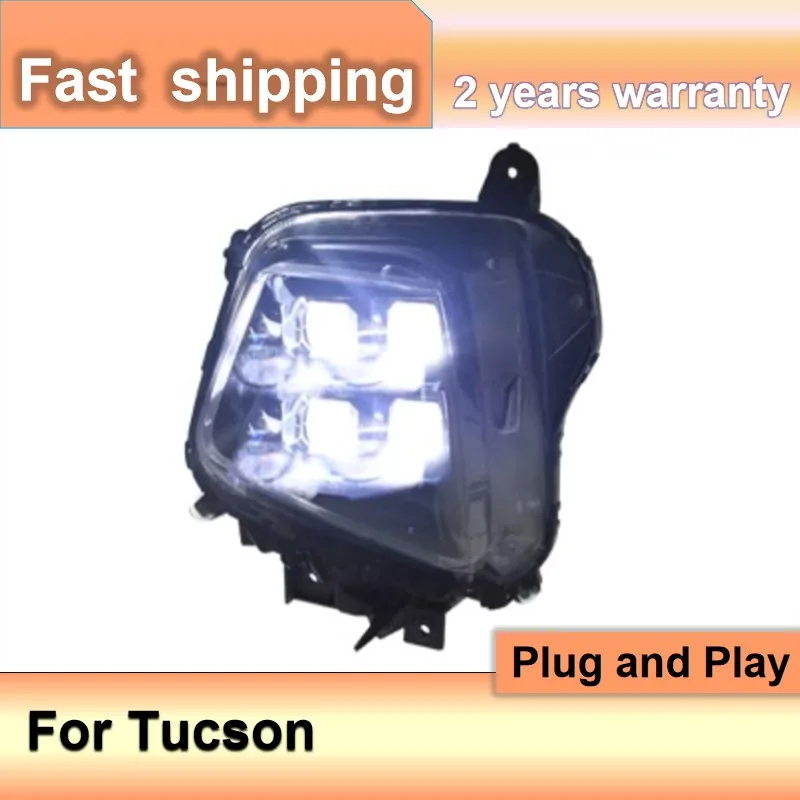 Car Accessories for Hyundai Tucson Headlamp 2021-2024 Tucson Headlights Tucson L DRL Turn Signal Low High Beam Projector Lens