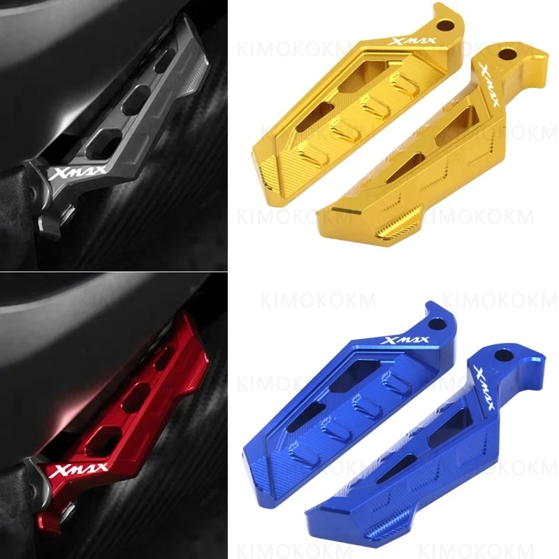 Reposapiés trasero para pasajero, accesorios para Yamaha XMAX 300, 400, 250, 125, X-MAX, XMAX300, XMAX125, XMAX250