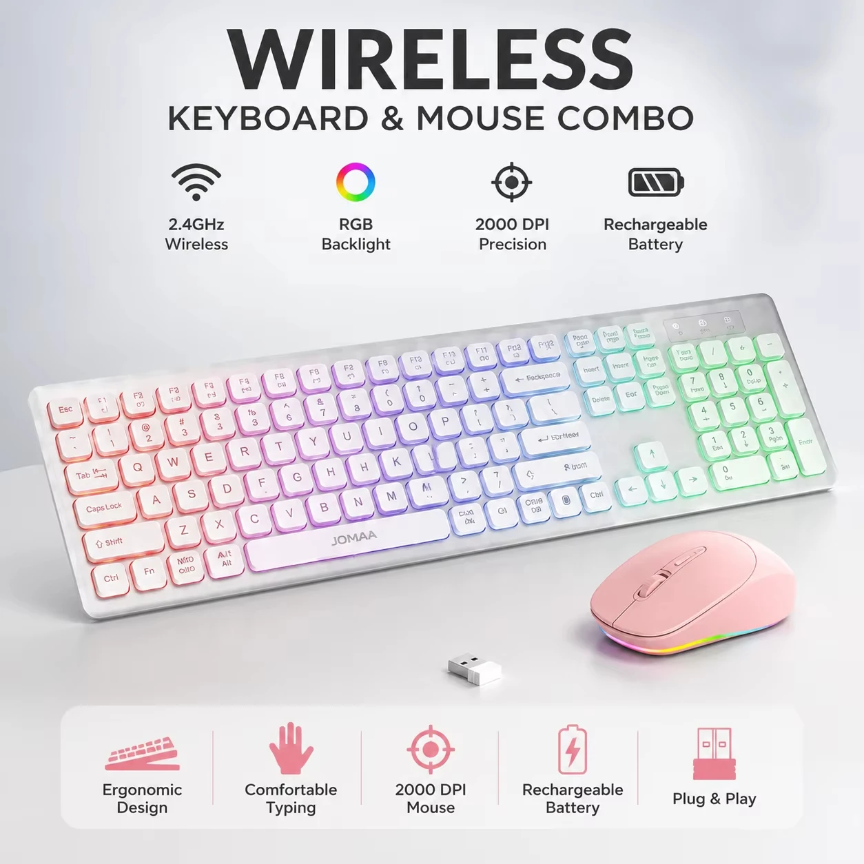 Combo tastiera e mouse wireles - Gaming Keyboard Mouse And Headset Combo recensione e prezzo