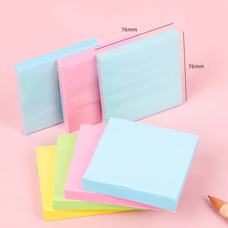 Day Color Sticky Notes Cute Creative Sticky Notes Office Stationery Sticky Notes Can Tear Student Message Notes