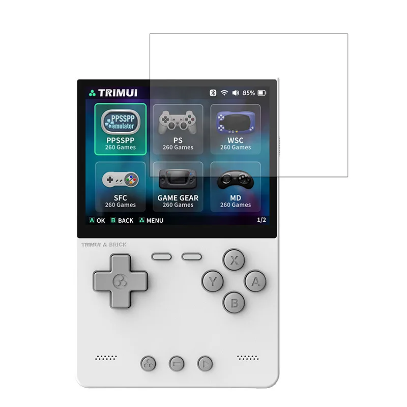 Tempered Glass for Trimui Brick Player Game Console 9H HD Screen Protector Protective Film