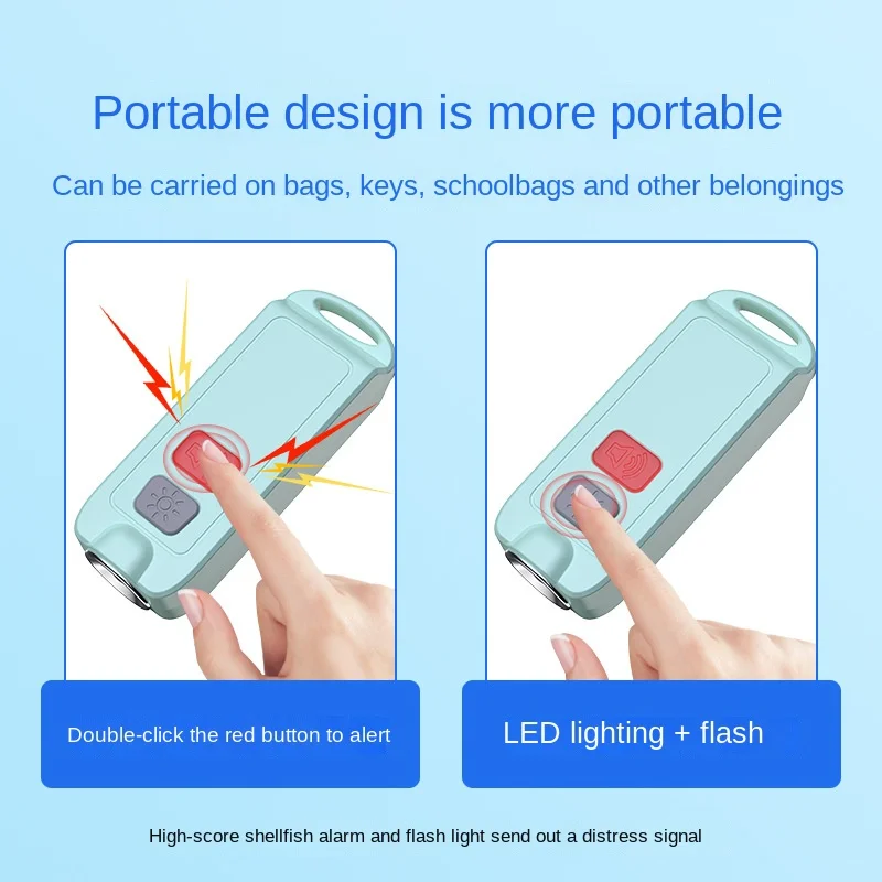 Personal Safety Alarm – Portable, Waterproof, and Rechargeable GPS Tracker