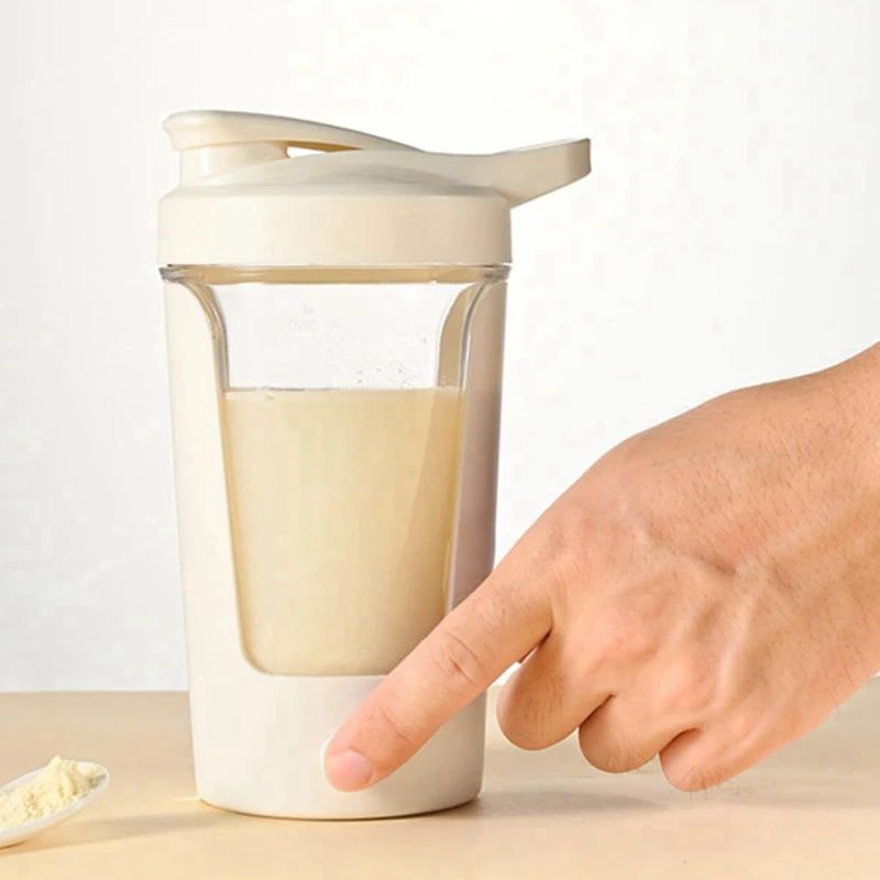 배터리 구동 자동 믹서기 컵, 고온 저항 커피 믹서기 컵, 편리한 밀크 파우더 믹서기 컵