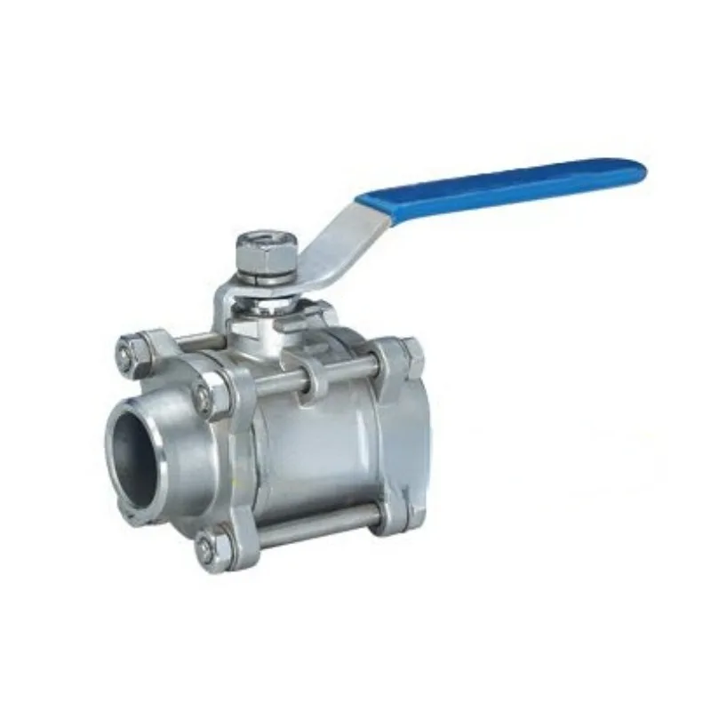 Q61F-16P Three-Piece Stainless Steel Welded Ball Valve, 1000wog Stainless Steel Ball Valve Dn25, DN20