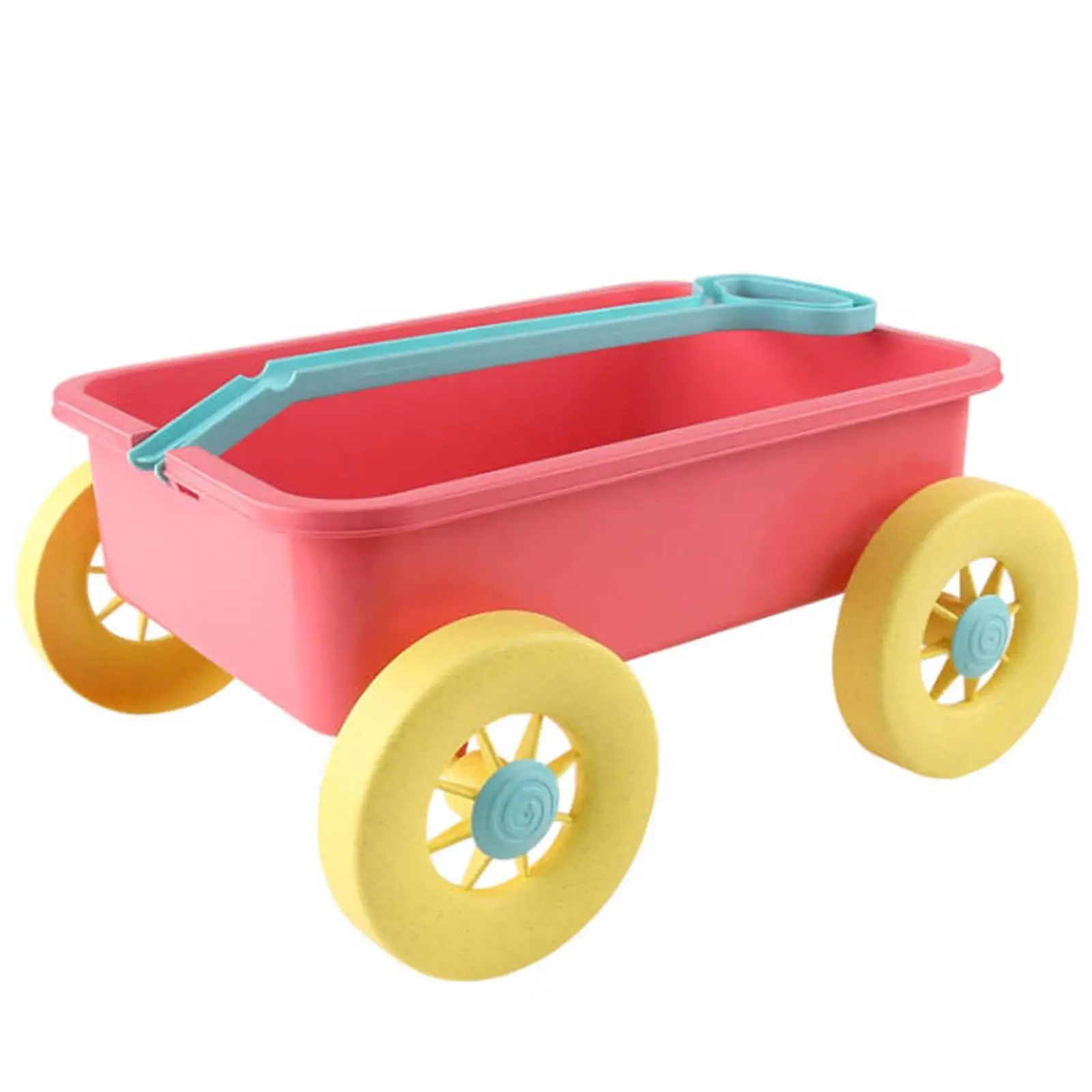 

8 Pieces Wagon Toy Set Birthday Gift Construction Vehicle Pull Car Toy Sand Toys Set for Outdoor Beach Seaside Yard Garden