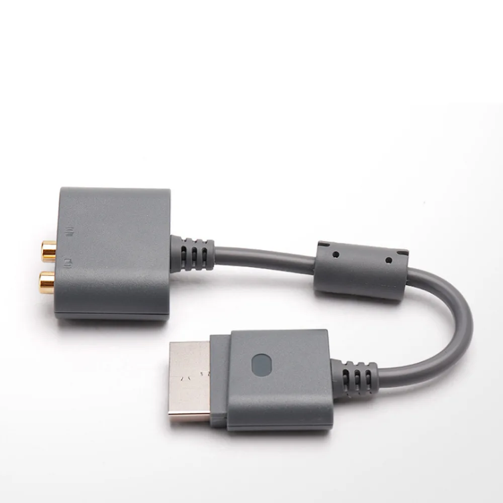 Toslink光オーディオケーブルアダプター、rcaアダプター、xbox 360およびxbox 360 Slim用