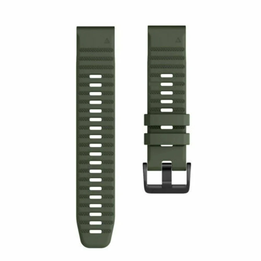 26 22mm Sports Silicone Watchband Straps For Garmin Fenix 7X 7 6X 6 6S Pro Easyfit Wriststrap Fenix 5 5X 3HR Smartwatch Bracelet