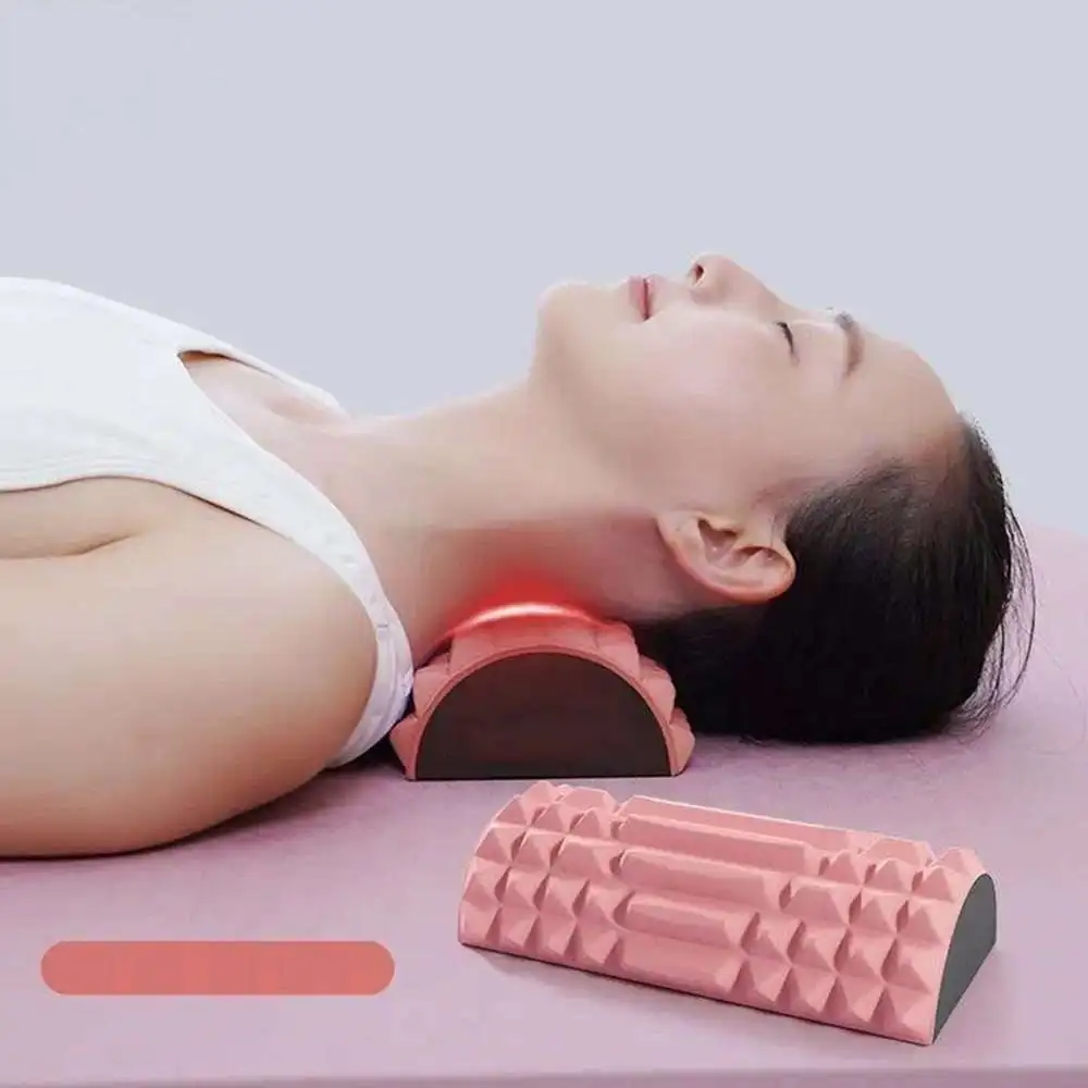 Cervical Spine Stretch Neck Shoulder Relaxer Cervical Muscle Relaxation Shoulder Massage Pillow Spine Correction Neck Massager