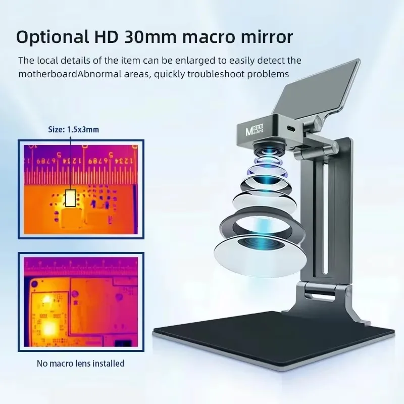 Kamera Termal RC-3 Dengan Layar Analisa, Perbaikan PCB Ponsel, Kamera HD, Alat Diagnosa Kerusakan