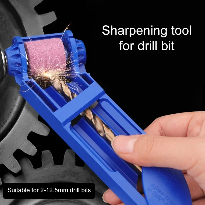 Affûteur de forets portable pour les amateurs de bricolage, comprend une meuleuse enveloppée et une meule, CraftTIME