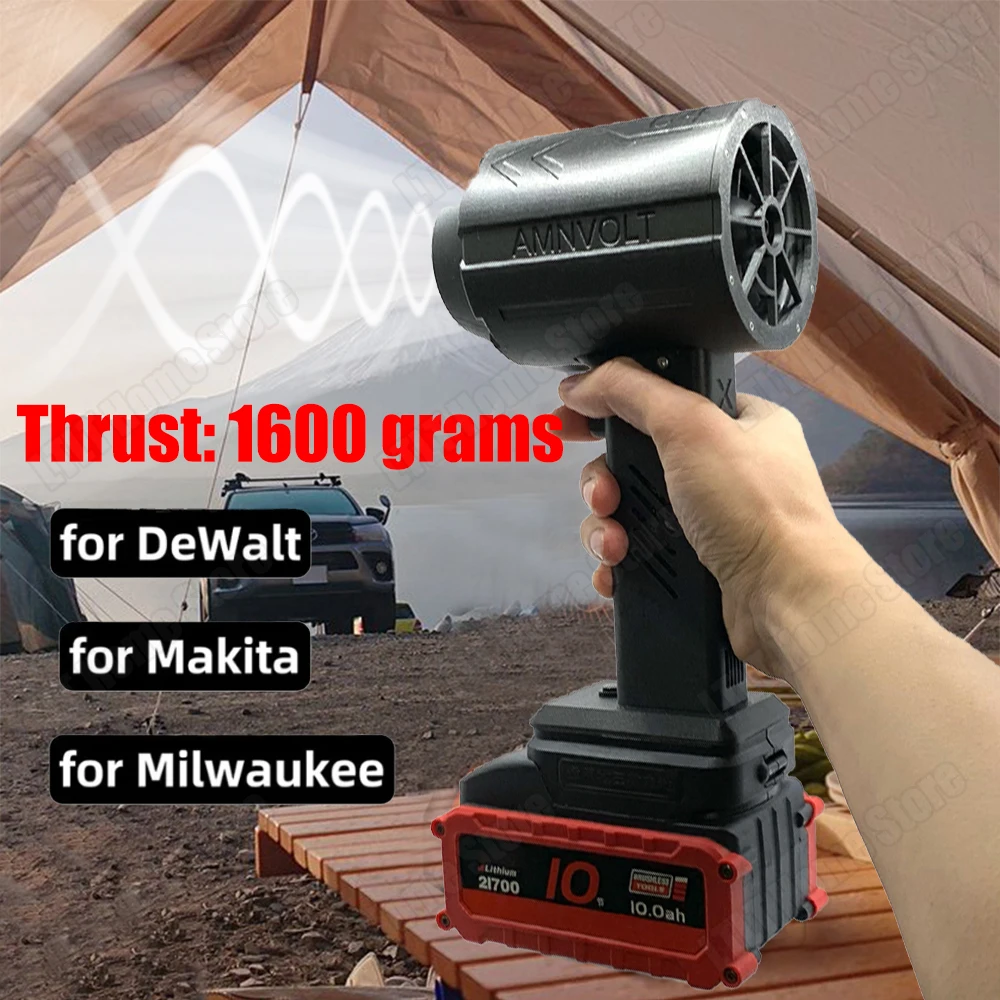 

64mm Powerful Drilling Cordless Turbine High Power Blower thrust of 1600g Industrial Dust Remover Multi-Functional for Home