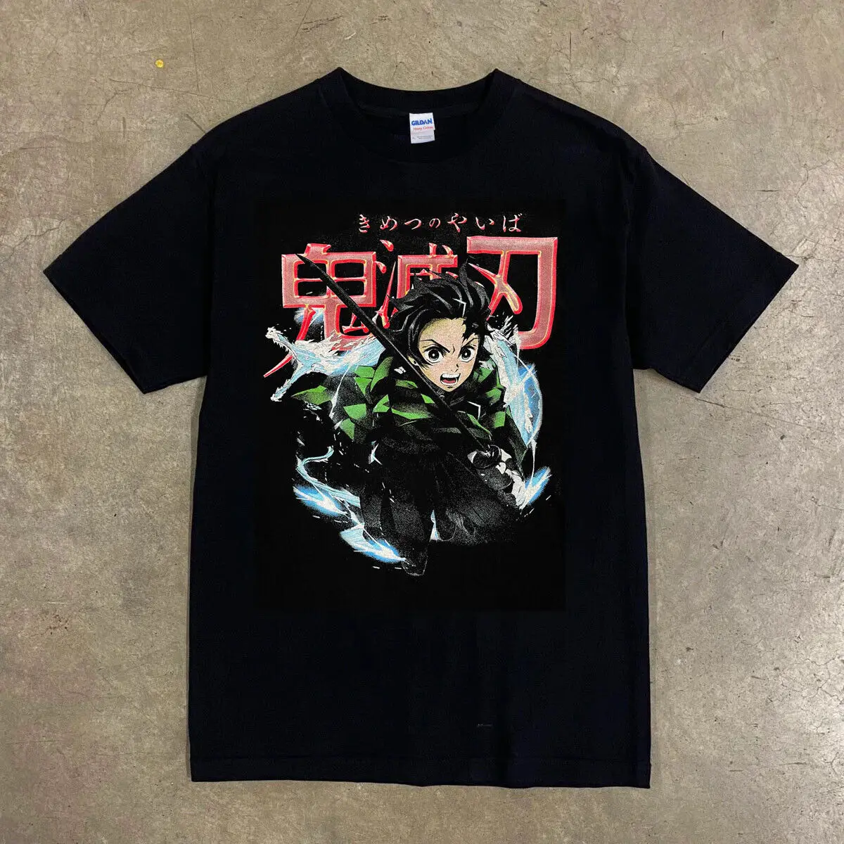 

Demon Slayer Kimetsu No Yaiba Tanjiro Anime Movie Manga Cover T Shirt