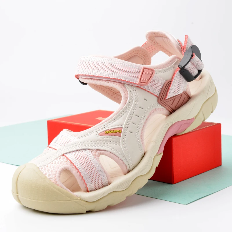 New Men's and Women's Shoes Summer Outdoor Student Sandals Anti Slip Soft Bottom Sneakers Flat Bottom Breathable Beach Sandals image 3