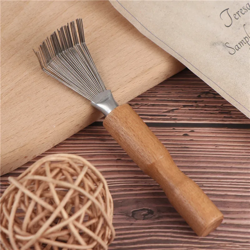 

1pc Hair Brush Cleaner Mini Dirt Remover Home Travel Salon Rake Comb Cleaner Tool Handle Embeded Tool Broken Hair Cleaner