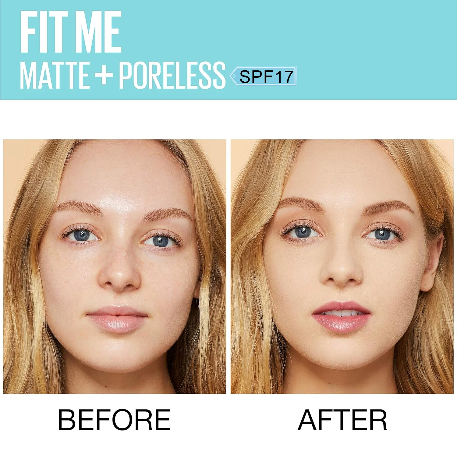 Maybelline FitMe pro Foundation Liquid Blurring Brightening ปกปิดครีมกันแดดควบคุมความมันขวดสี่เหลี่ยมขนาดกะทัดรัด 112